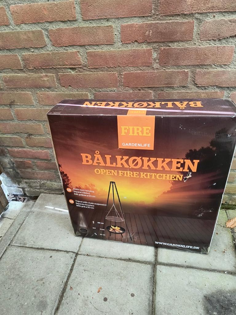 Nieuwe BålKøkken Open Fire Kitchen Vuurkorf met grill, Ophalen, Nieuw, Vuurkorf