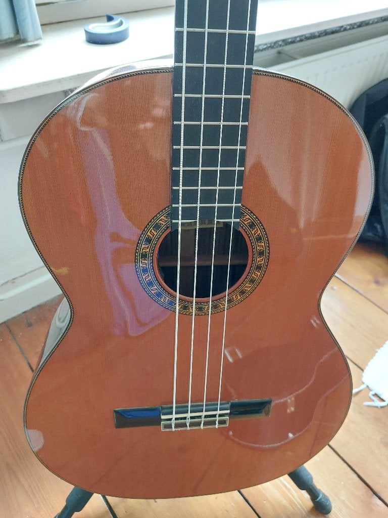 Esteve PS 75 - Contrabas gitaar - akoestische nylon bas, Ophalen, Gebruikt, Klassieke of Spaanse gitaar, Met koffer