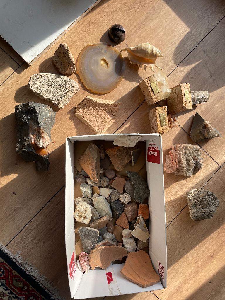 Mineralen verzameling groot, Verzamelen, Ophalen, Mineraal