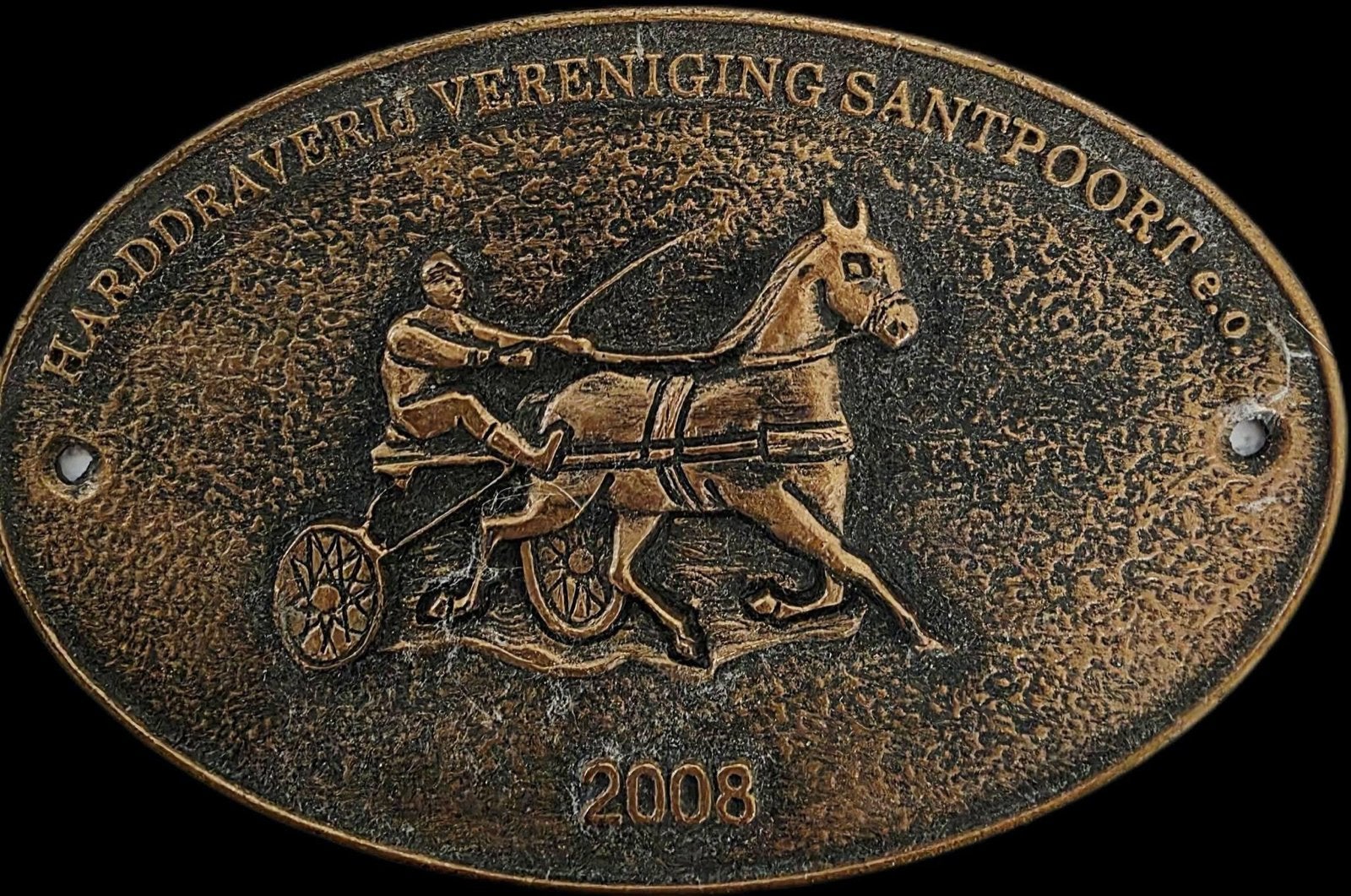Harddraverij Vereniging Santpoort e.o. Medaille 2008, Ophalen of Verzenden, Gebruikt, Overige typen
