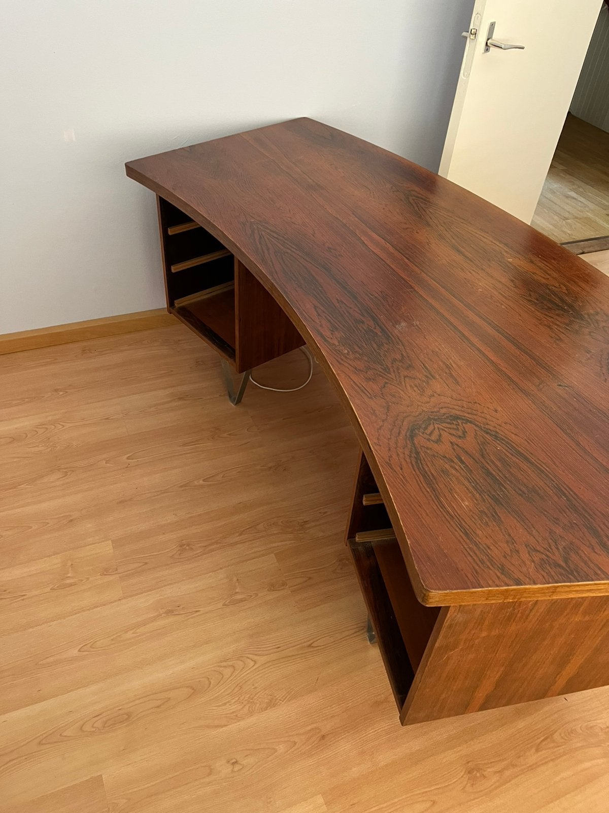 Bureau rosewood palissander Braakman Pastoe jaren 60 vintage, Huis en Inrichting, Bureaus, Gebruikt, Hout, Vintage, Ophalen of Verzenden