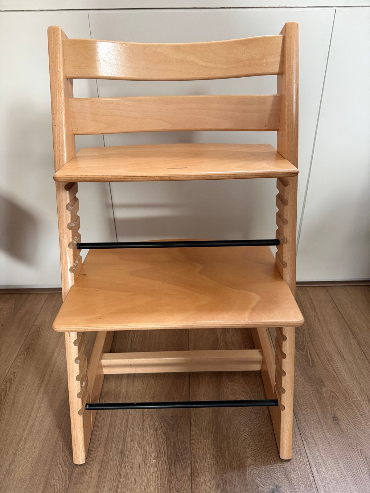 Stokke Tripp Trapp meegroeistoel - Natuurlijk hout, Ophalen, Gebruikt, Meegroeistoel, Aanschuifbaar