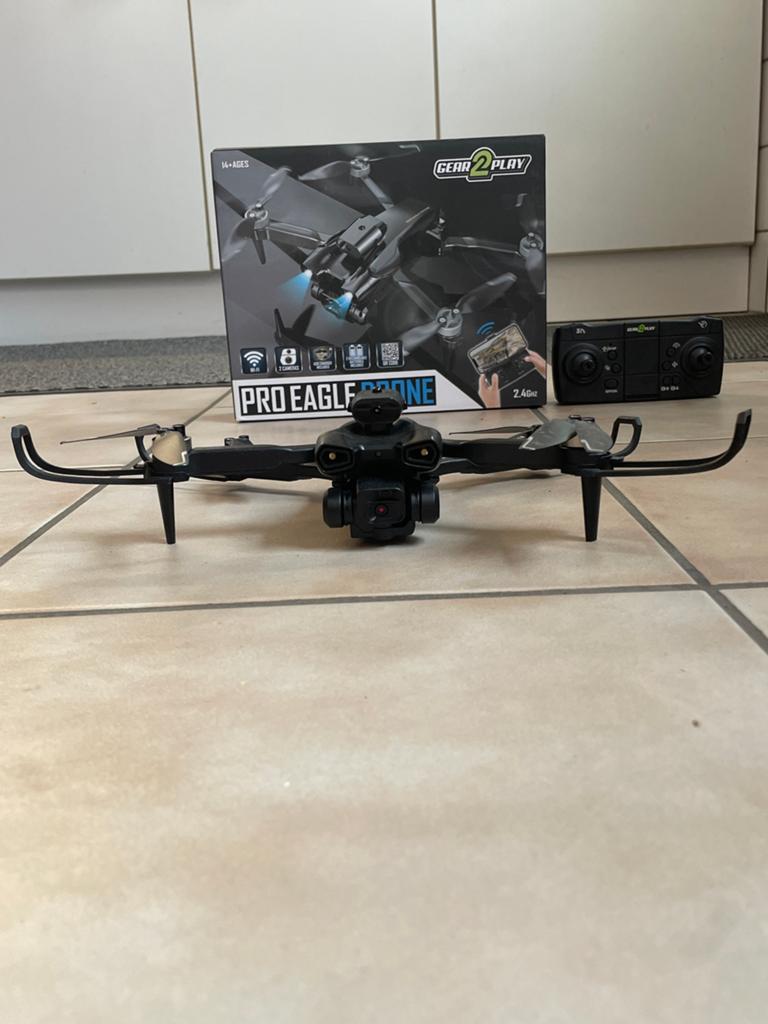 Mooie Gear2Play Pro Eagle Drone met camera - Gebruikt, 250 tot 900 gram, Gebruikt, Cameradrone, 100 tot 1000 meter