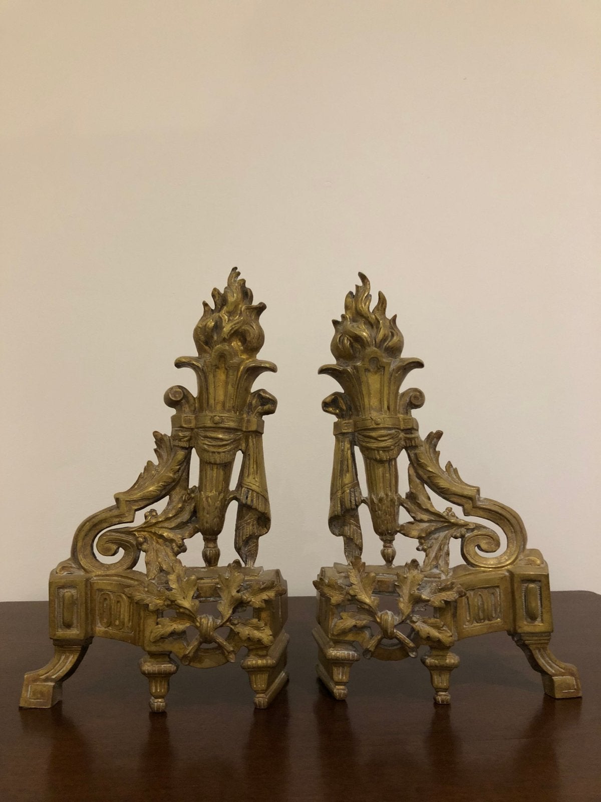 Goud vergulde vuurbokken, Ophalen of Verzenden