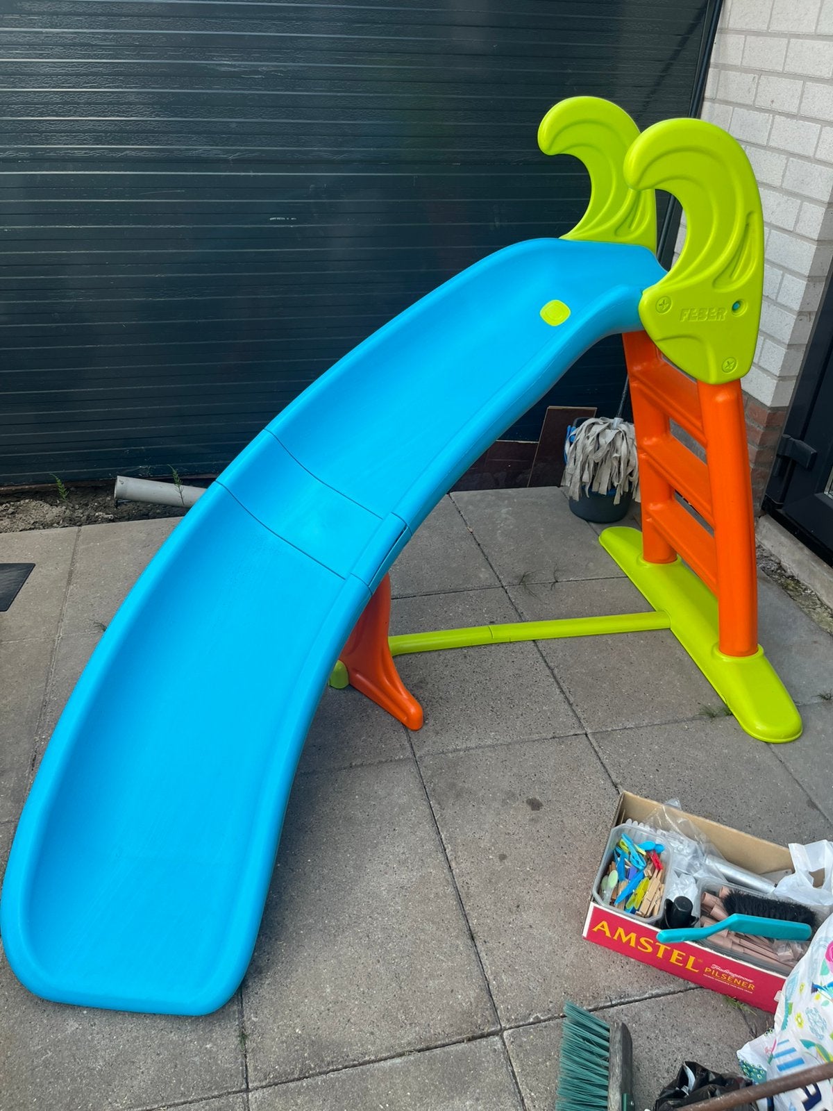 Feber Waterglijbaan met bocht Curve Slide (z.g.a nieuw!), Kinderen en Baby's, Speelgoed | Buiten | Speeltoestellen, Ophalen, Zo goed als nieuw