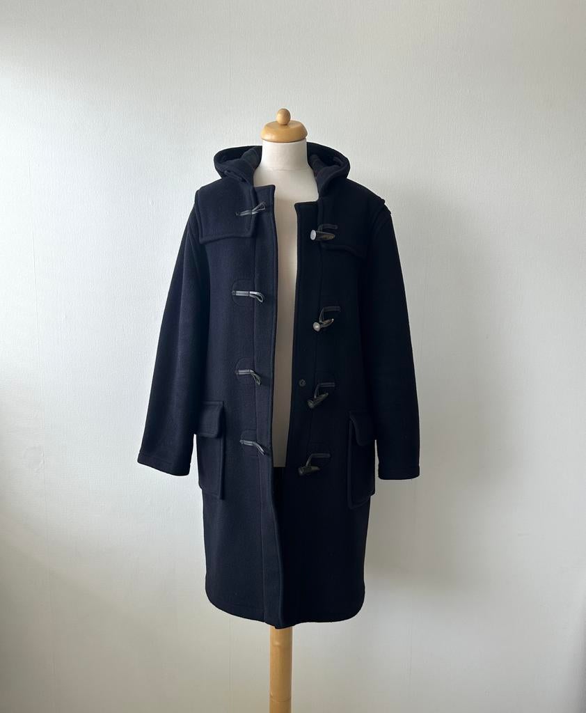 Gloverall wollen duffelcoat montycoat houtje touwtje jas 40, Ophalen of Verzenden, Zo goed als nieuw, Maat 38/40 (M), Blauw
