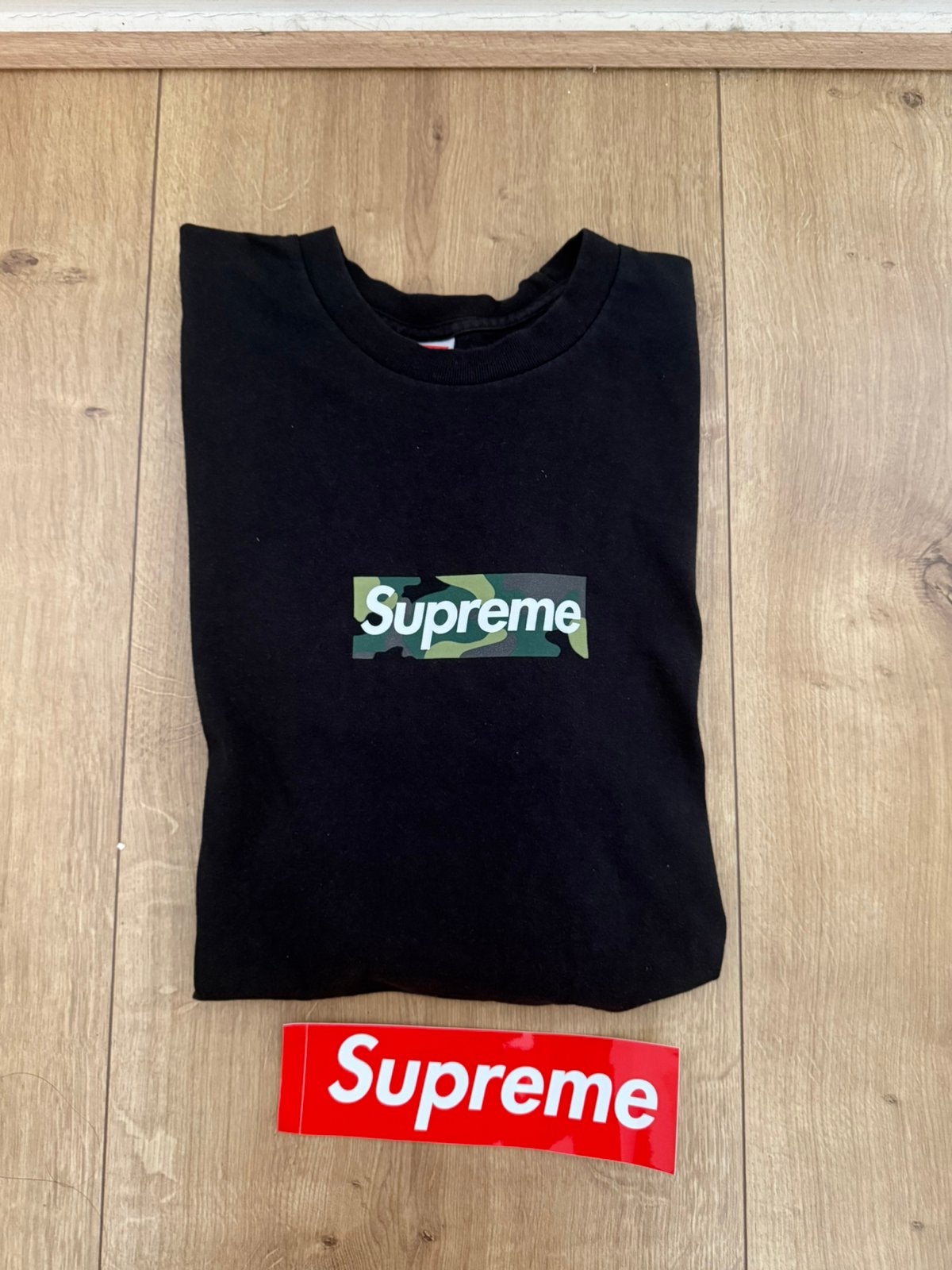 Supreme camo box logo, Verzenden, Zo goed als nieuw