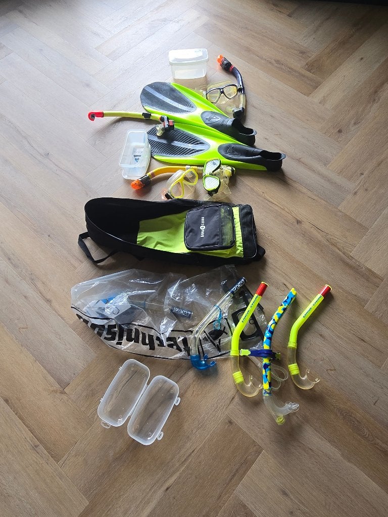 Snorkelset van Aqualung, Ophalen of Verzenden, Gebruikt, Snorkel