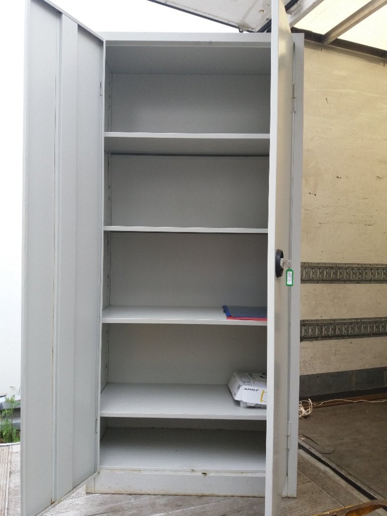 Stalen Archiefkast – Metaal Kast – Documentenkast, Ophalen, 50 tot 100 cm, Zo goed als nieuw, Met slot