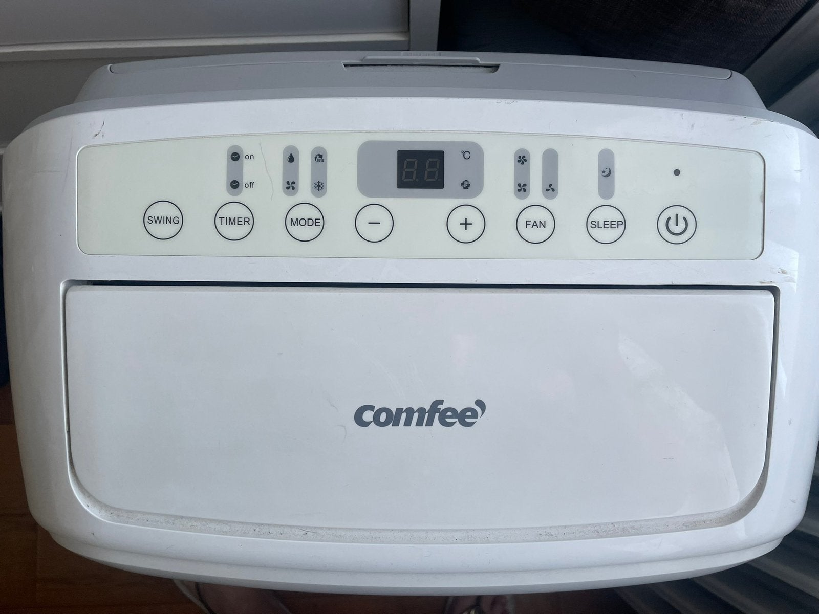 Comfee airco mobiel 9000 Btu uitstekende staat mobiele airco, Ophalen, Ventileren, 3 snelheden of meer, Zo goed als nieuw
