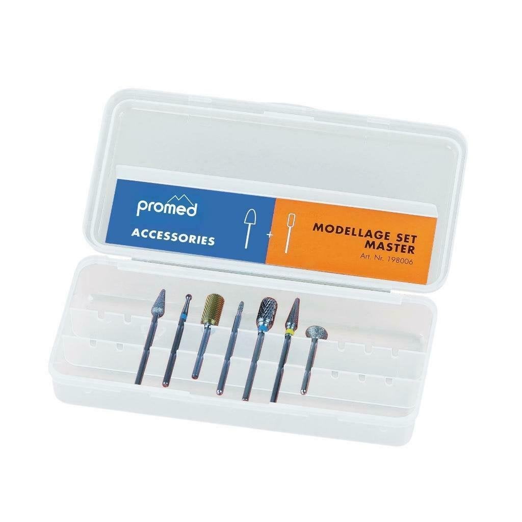 Promed nagelfrees bitjes set Master -Manicure en pedicure, Overige kleuren, Nieuw, Ophalen of Verzenden, Handen en Nagels