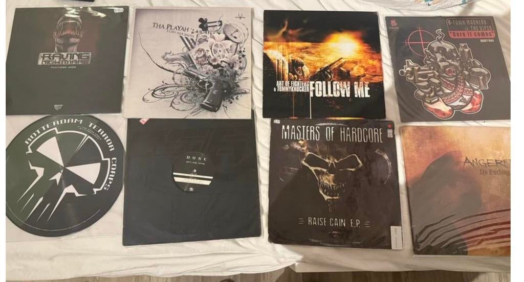60 + Hardcore Vinyl check de omschrijving, Ophalen of Verzenden, Zo goed als nieuw, 12 inch
