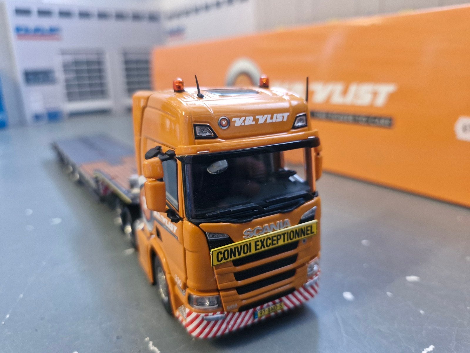 scania R met nooteboom semi dieplader v/d vlist, Ophalen of Verzenden, Nieuw, Bus of Vrachtwagen, Wsi