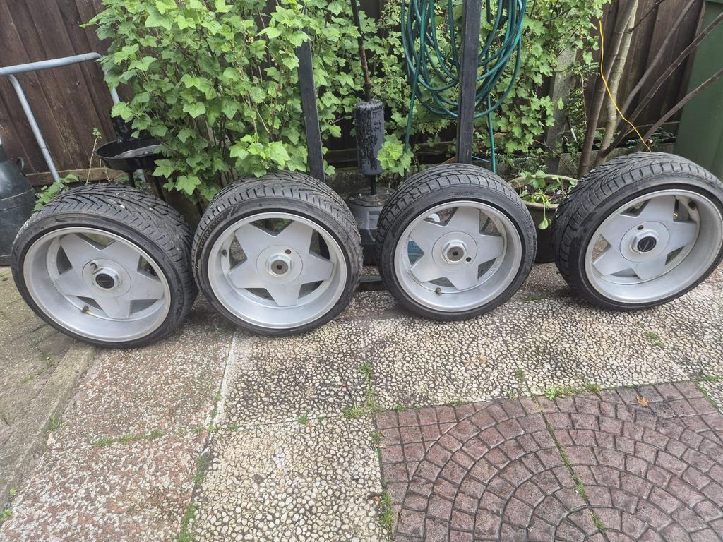 Borbet velgen 17 inch 4x100, Auto-onderdelen, Banden en Velgen, Velg(en), 17 inch, Ophalen of Verzenden, Zomerbanden