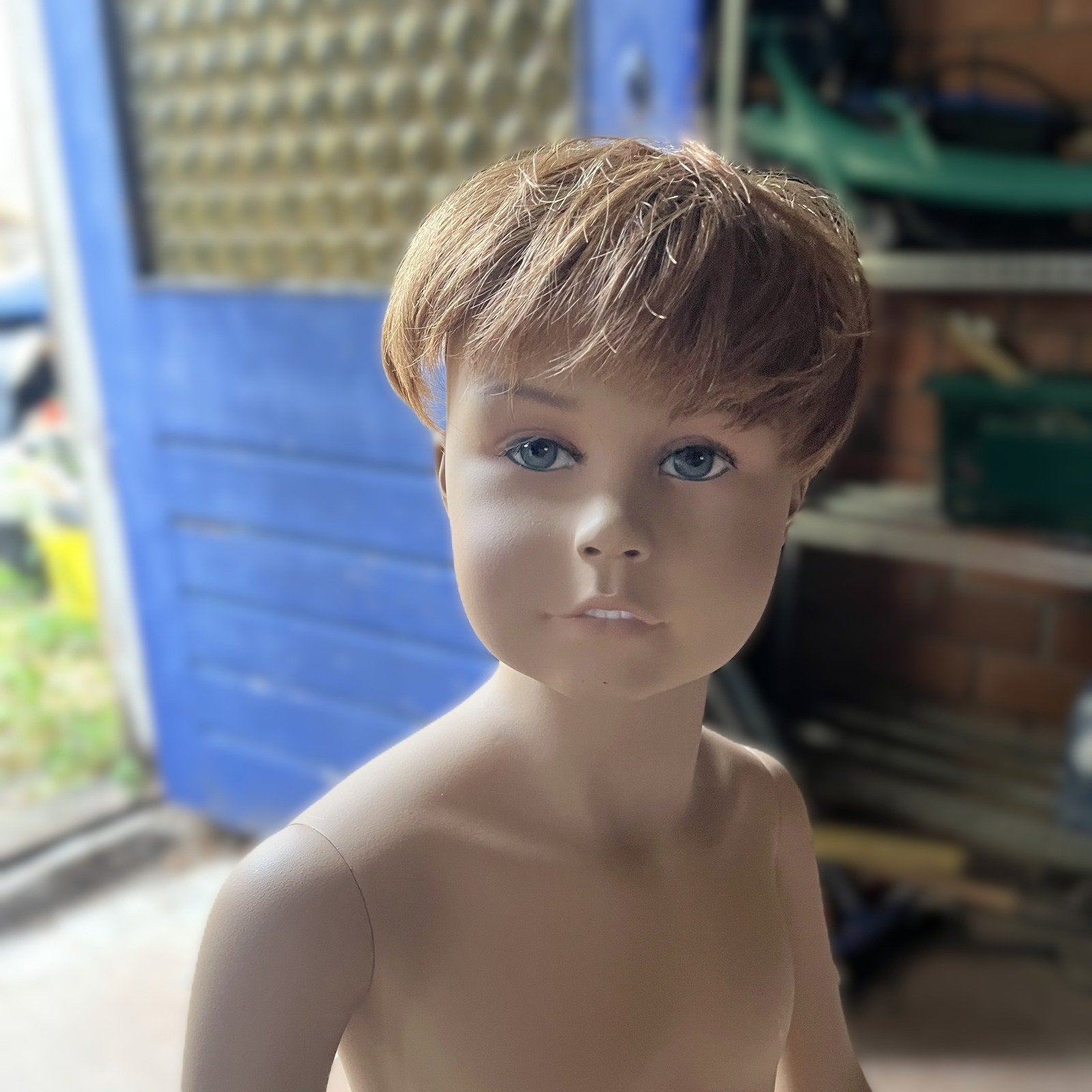 Jongens mannequin/ etalage pop, Ophalen, Gebruikt, Paspop
