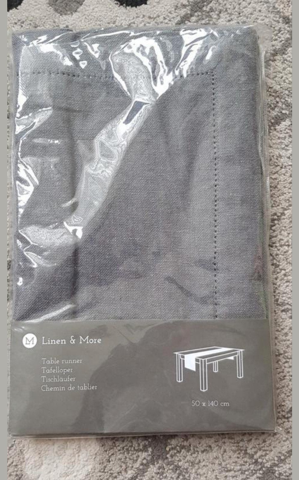 Mooie nieuwe tafelloper t.w.v €24, 150 cm, Linnen, Nieuw, Ophalen of Verzenden