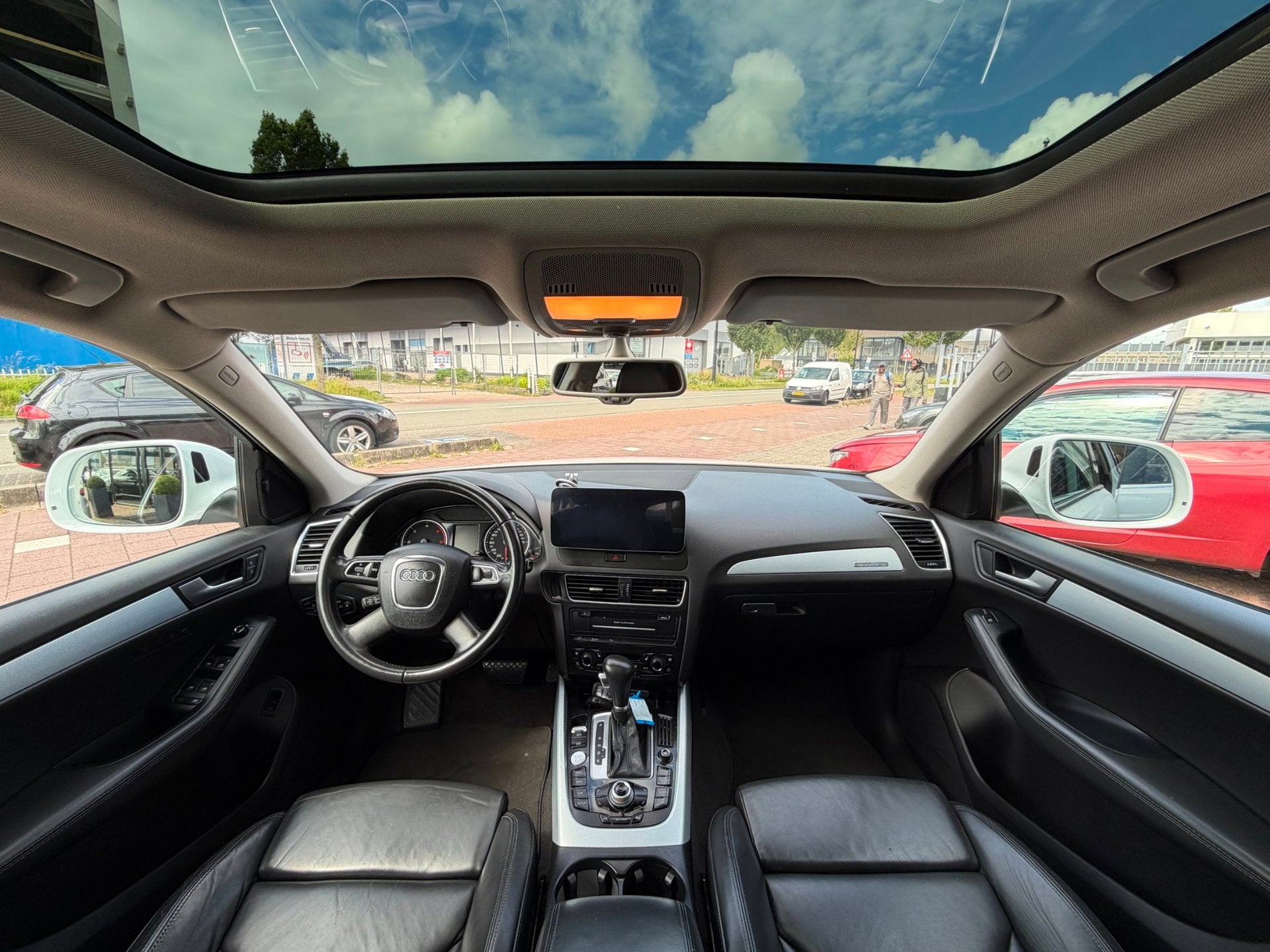 Audi Q5 2.0 TDI quattro Pro Line AUT|Leder|Cruise|PANO|Camer, Automaat, Euro 5, Gebruikt, Zwart