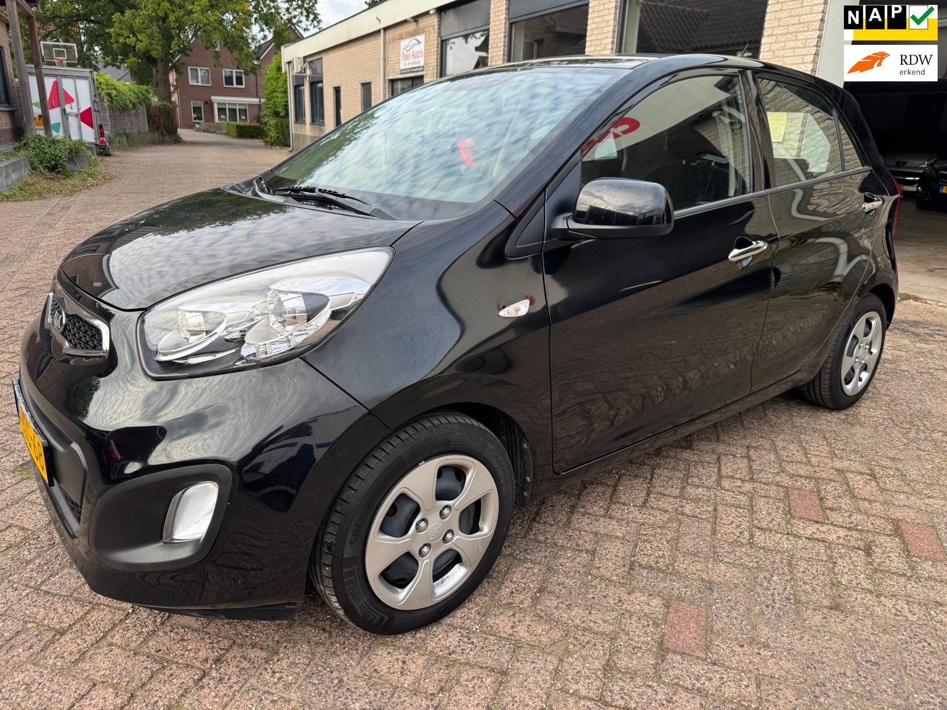 Kia Picanto 1.0 CVVT BusinessLine ORG 114258 KM NAP O.H BOEK, Voorwielaandrijving, Euro 5, Gebruikt, 400 kg