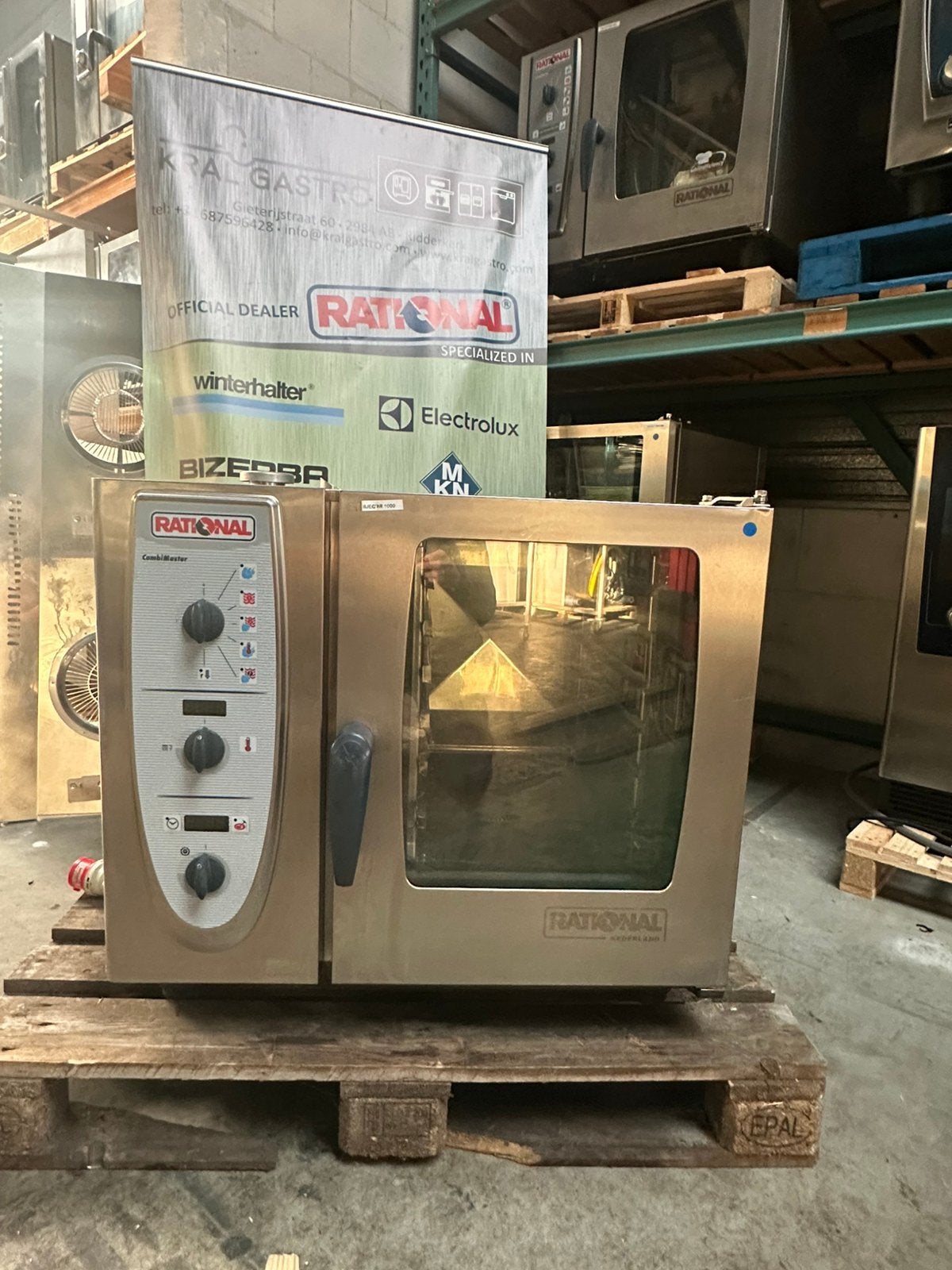 Rational CM61E Combi Steamer 6x 1/1GN Elektrisch, Ophalen of Verzenden, Ovens, Magnetrons en Steamers