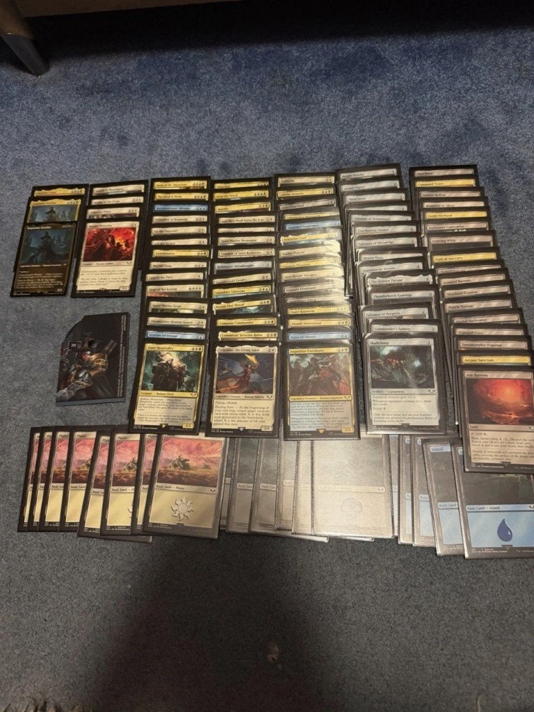 MTG Warhammer 40K Commander decks set, Ophalen of Verzenden, Zo goed als nieuw, Warhammer