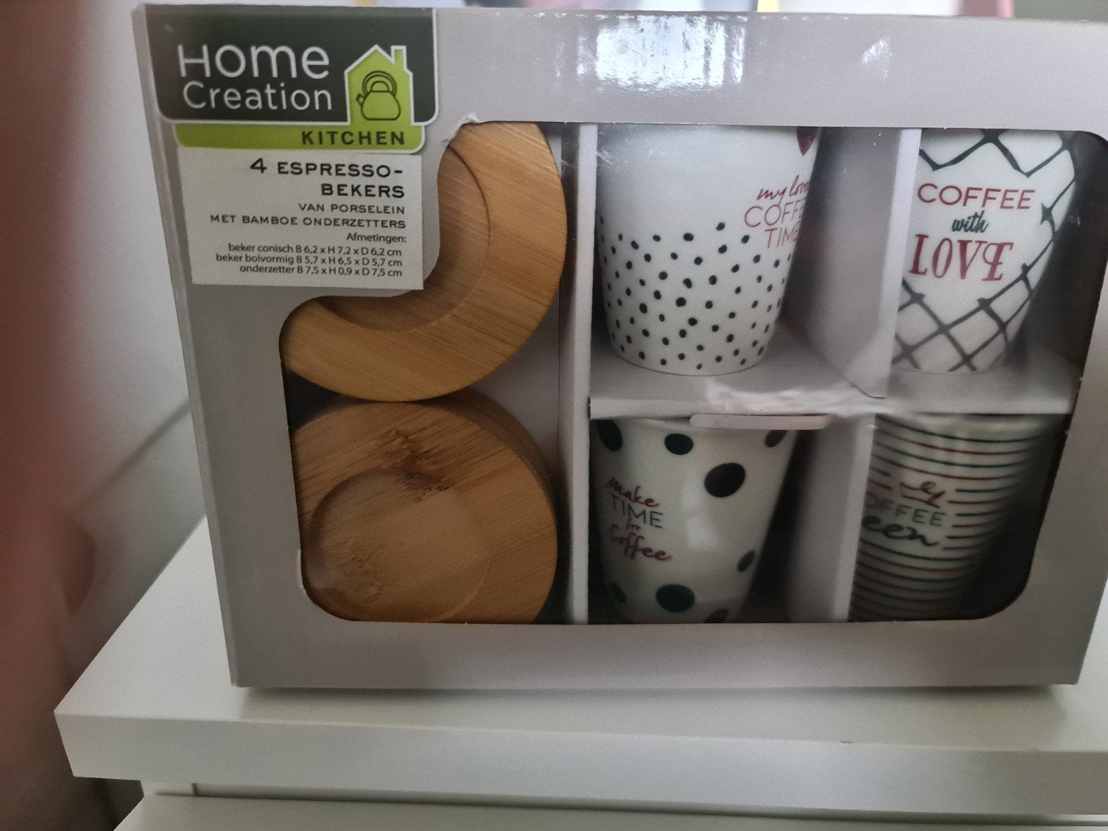 koffie kopjes, Witgoed en Apparatuur, Ophalen, Nieuw, Koffiemachine