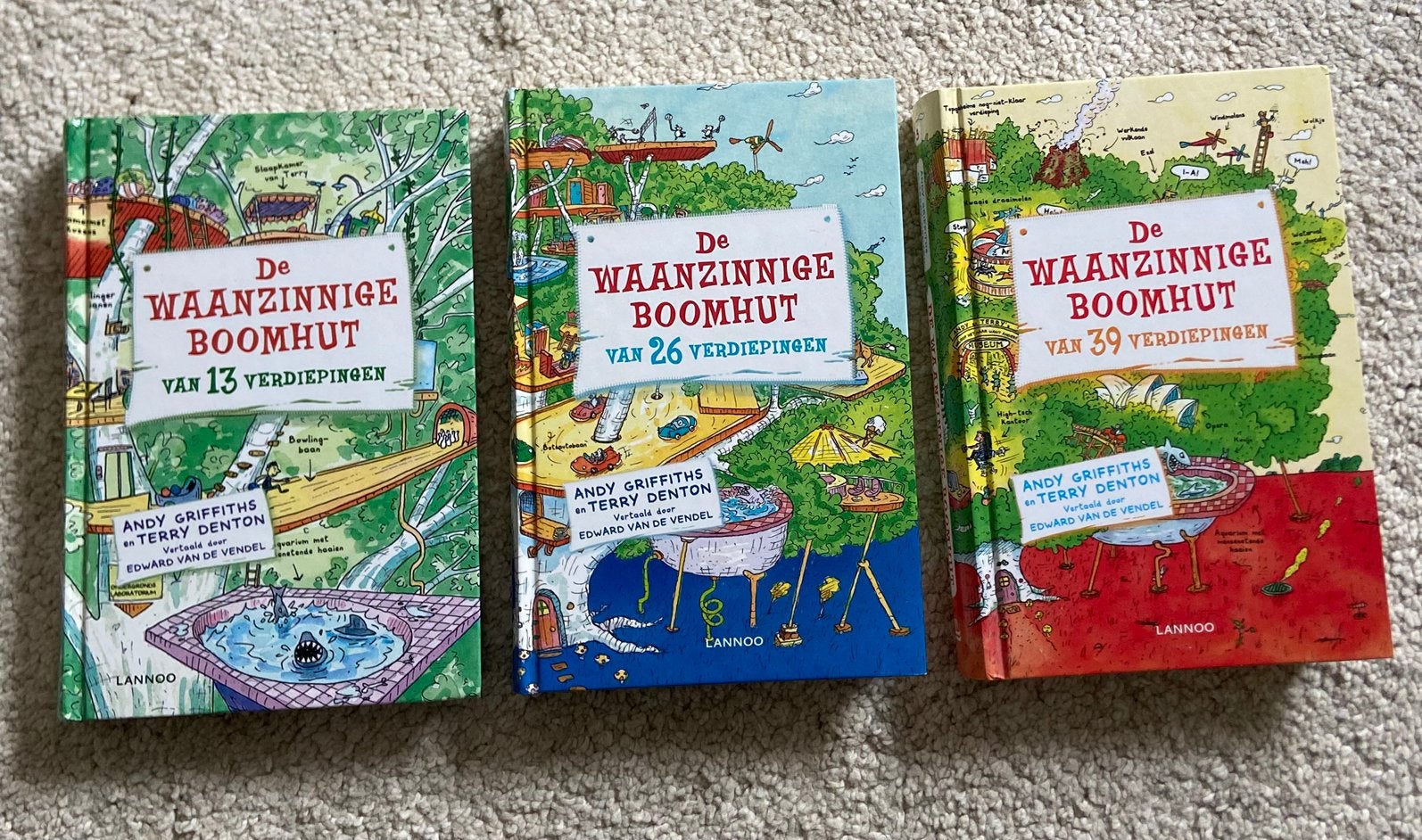 De waanzinnige boomhut 1, 2 & 3, Boeken, Kinderboeken | Jeugd | 10 tot 12 jaar, Ophalen of Verzenden, Gelezen