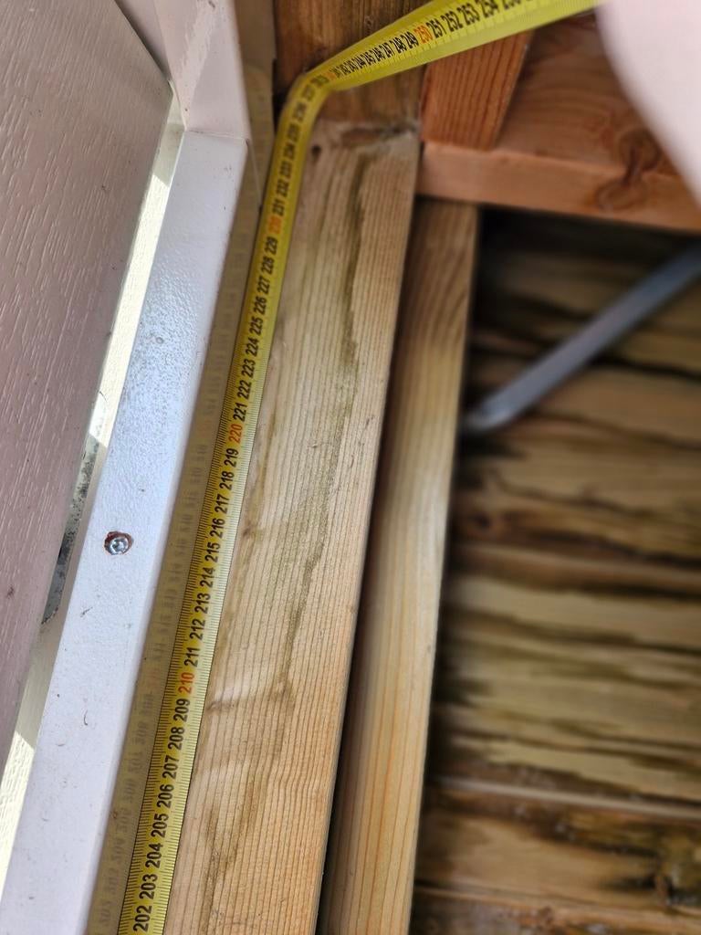 Houten berging schuurtje tuinhuis, Tuin en Terras, Ophalen, Gebruikt, Hout, Overige typen