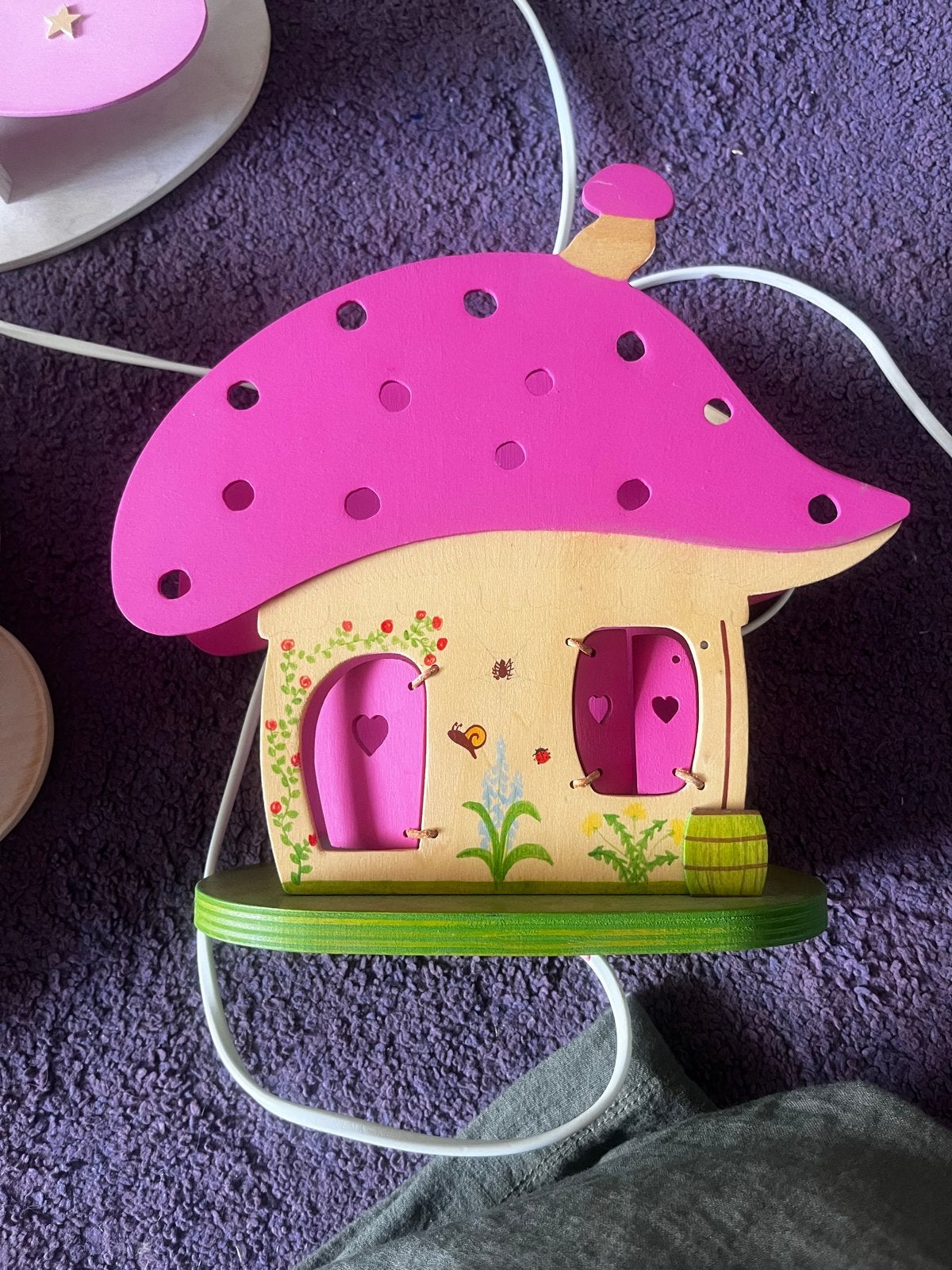 Roze kabouter nachtlampje van Atelier de Noest, Kinderen en Baby's, Kinderkamer | Inrichting en Decoratie, Gebruikt, De Noest