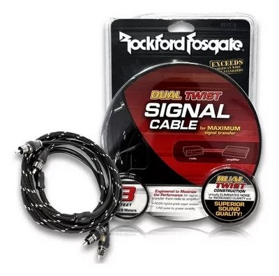 Rockford Fosgate RFiT-3 0.9M RCA / Tulpkabel Premium, Audio Design, Nieuw, Am Breilingsweg 3, 76709 Kronau, Duitsland, Ophalen of Verzenden