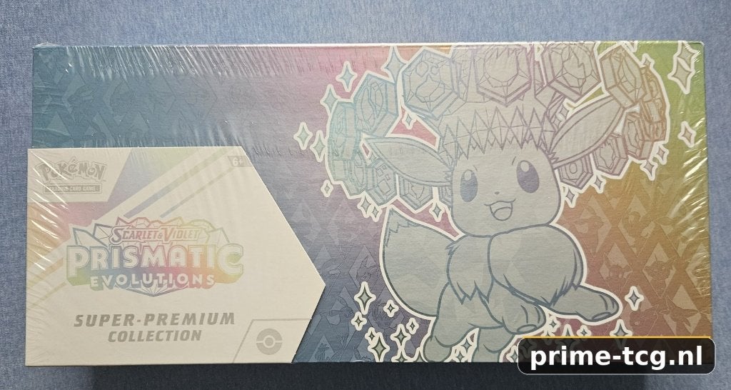 Pokémon Prismatic Evolutions  Super-Premium Collection (SPC), Ophalen, Nieuw, Boosterbox, Foil