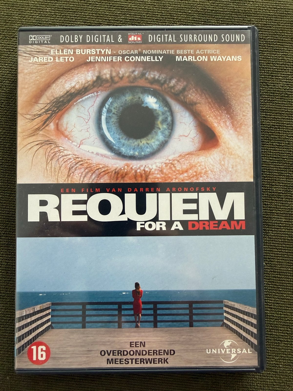 Requiem for a Dream DVD - Darren Aronofsky, Vanaf 16 jaar, Nederlands, Ophalen of Verzenden, Gebruikt
