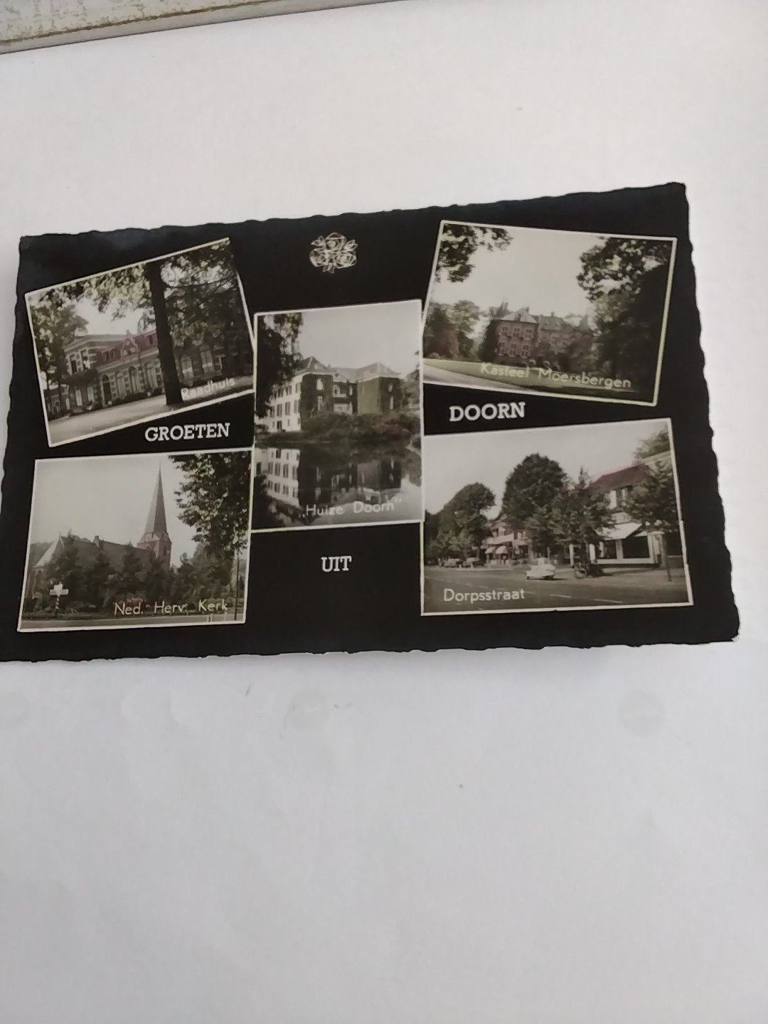 Oude ansichtkaart Doorn - Diverse gebouwen, Verzamelen, Ansichtkaarten | Nederland, Ophalen of Verzenden