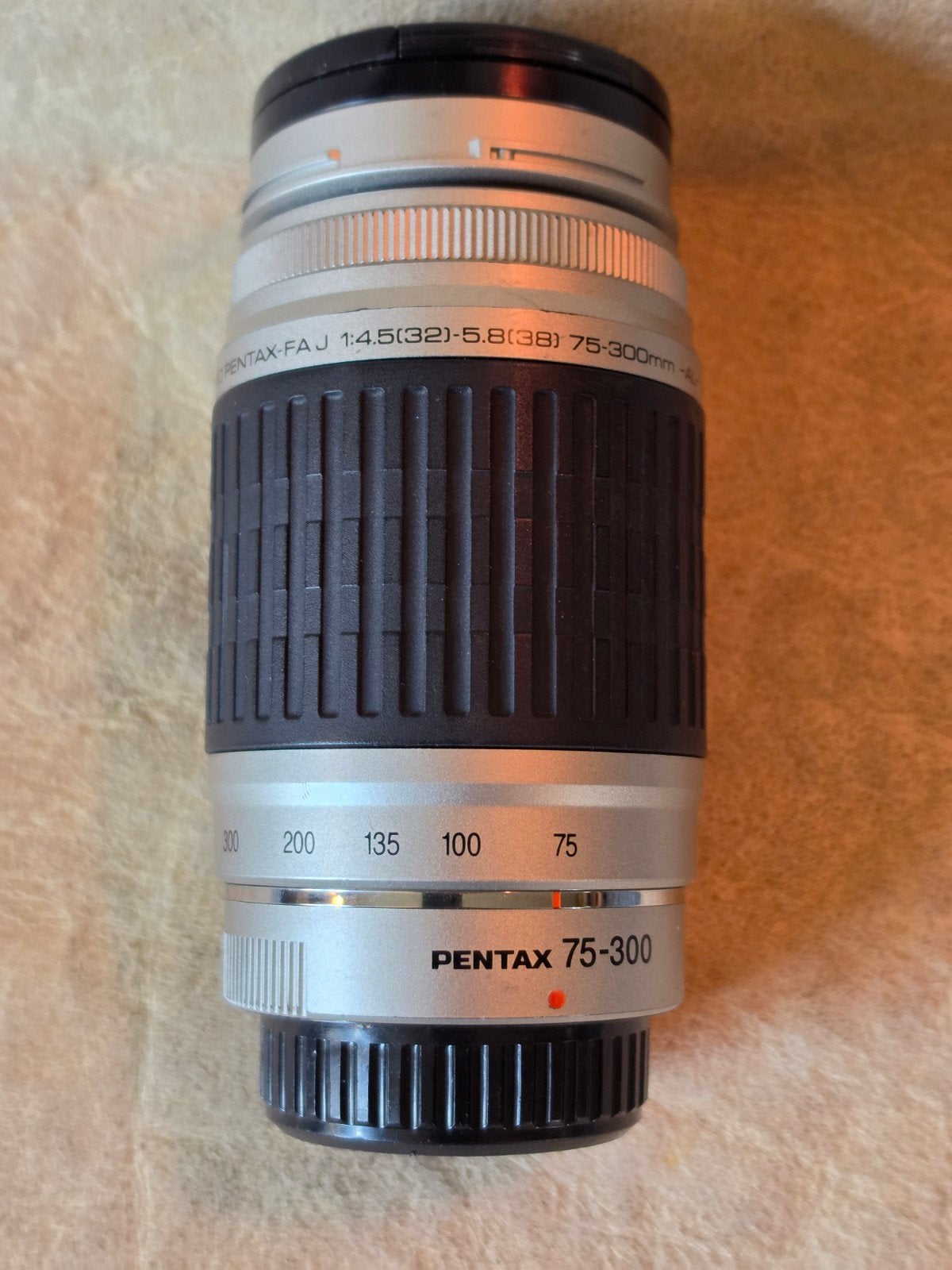 Pentax SMC FA J 75–300mm telezoomlens – zilver, Ophalen of Verzenden, Telelens