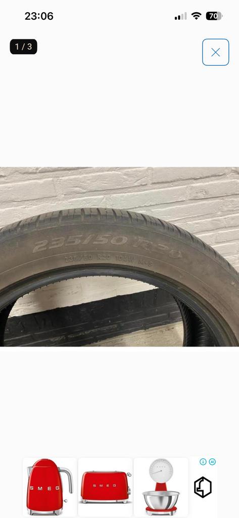 Pirelli band 235/50/R20.104 w, Ophalen of Verzenden
