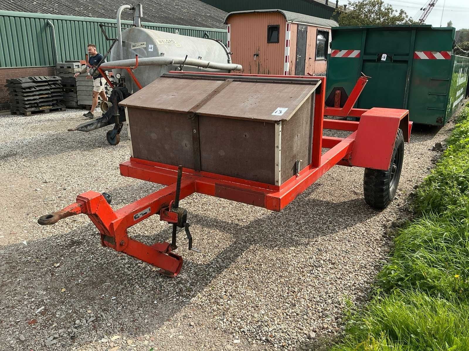 1995 ZB Haspel Aanhangwagen, Gebruikt