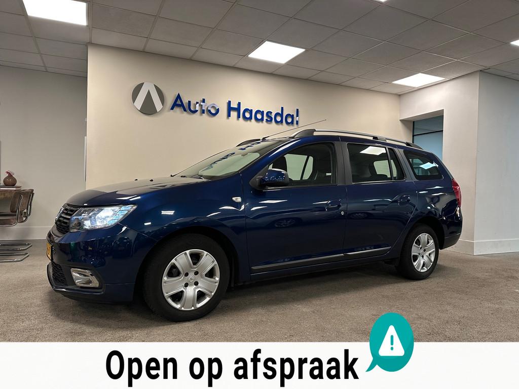 Dacia Logan MCV 0.9 TCe SL Royaal|MINDERVALIDE|HANDGAS|HANDR, Auto's, 898 cc, Stof, Gebruikt, Blauw