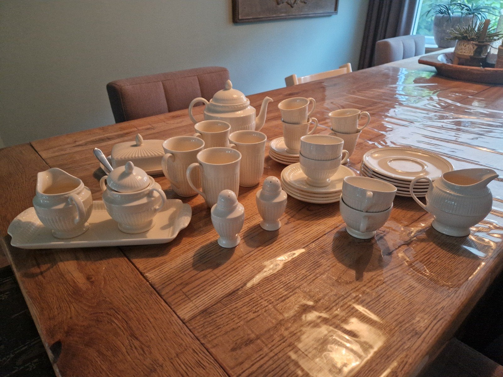 Wedgwood servies, Ophalen, Zo goed als nieuw, Porselein, Kop(pen) en/of Schotel(s)