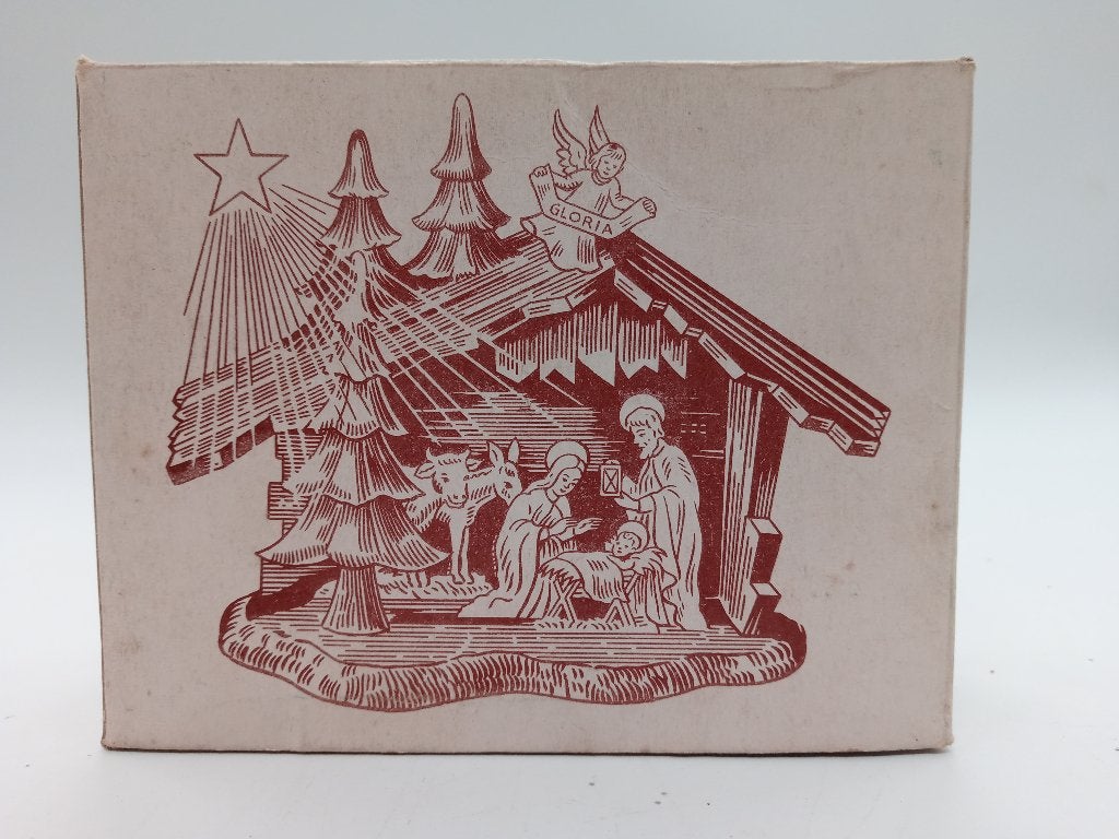 Kerststalletje met kerstgroep - Hong Kong -, Diversen, Kerst, Ophalen of Verzenden, Zo goed als nieuw