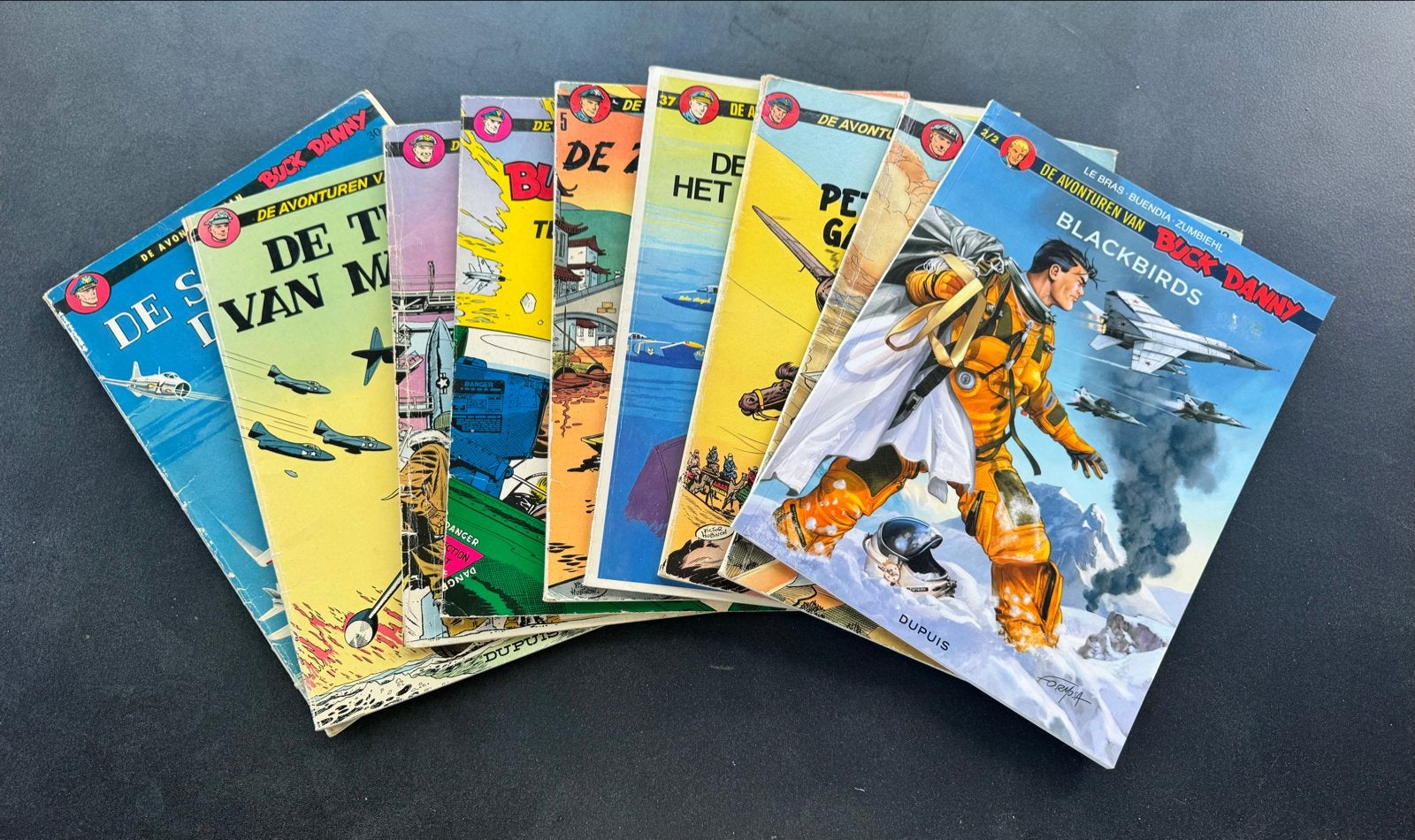 Buck Danny stripboeken collectie - Diverse nummers, Meerdere stripboeken, Ophalen of Verzenden, Gelezen
