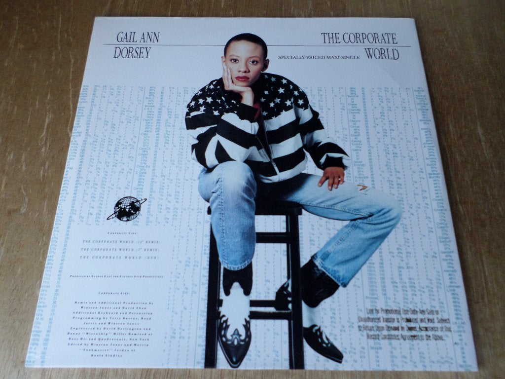 Gail Ann Dorsey (David Bowie) - Corporate World, Ophalen of Verzenden, Zo goed als nieuw, EP, 12 inch