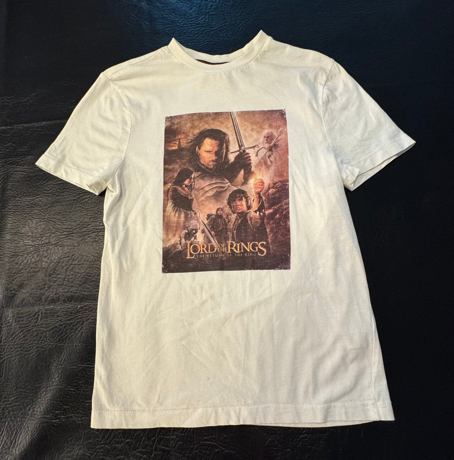 T-shirt lord of the rings xs wit, Ophalen of Verzenden, Zo goed als nieuw, Maat 46 (S) of kleiner, Wit