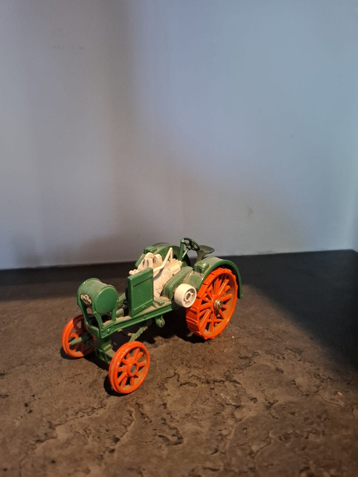 Vintage ijzeren tractor model, Overige merken, Gebruikt, 1:32 tot 1:50, Overige typen