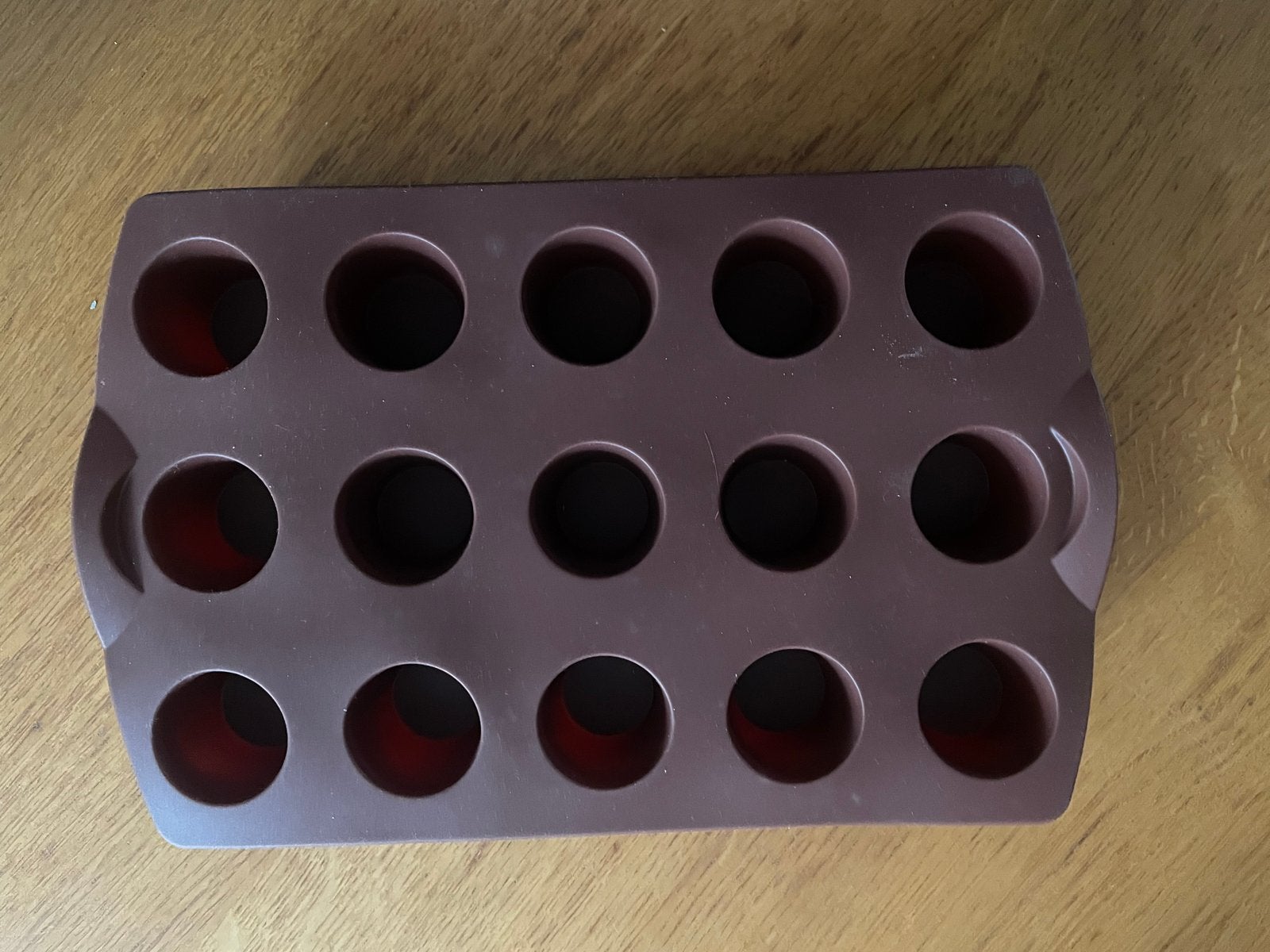 Nieuwe Tupperware siliconen mini muffin bakvorm, Bruin, Overige typen, Nieuw, Ophalen of Verzenden