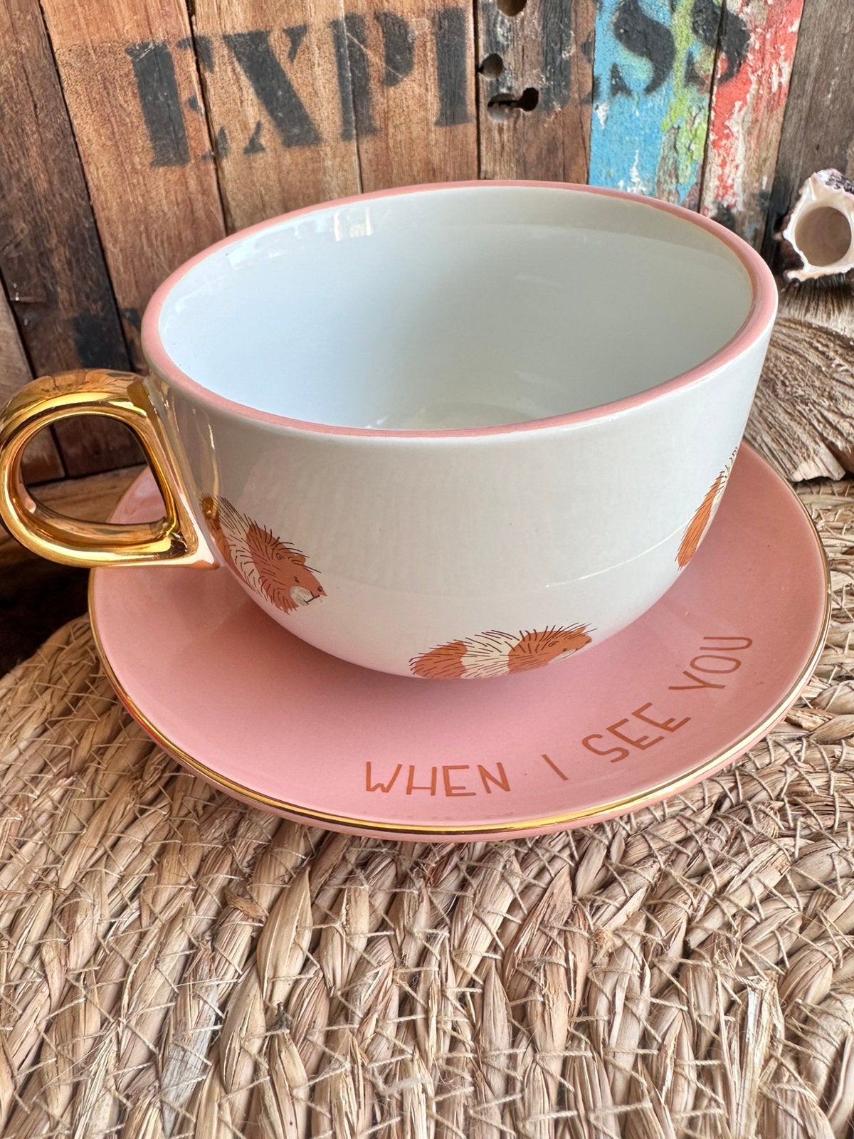 Limited edition / kop en schotel cavia / Hema / 2021, Ophalen of Verzenden, Zo goed als nieuw