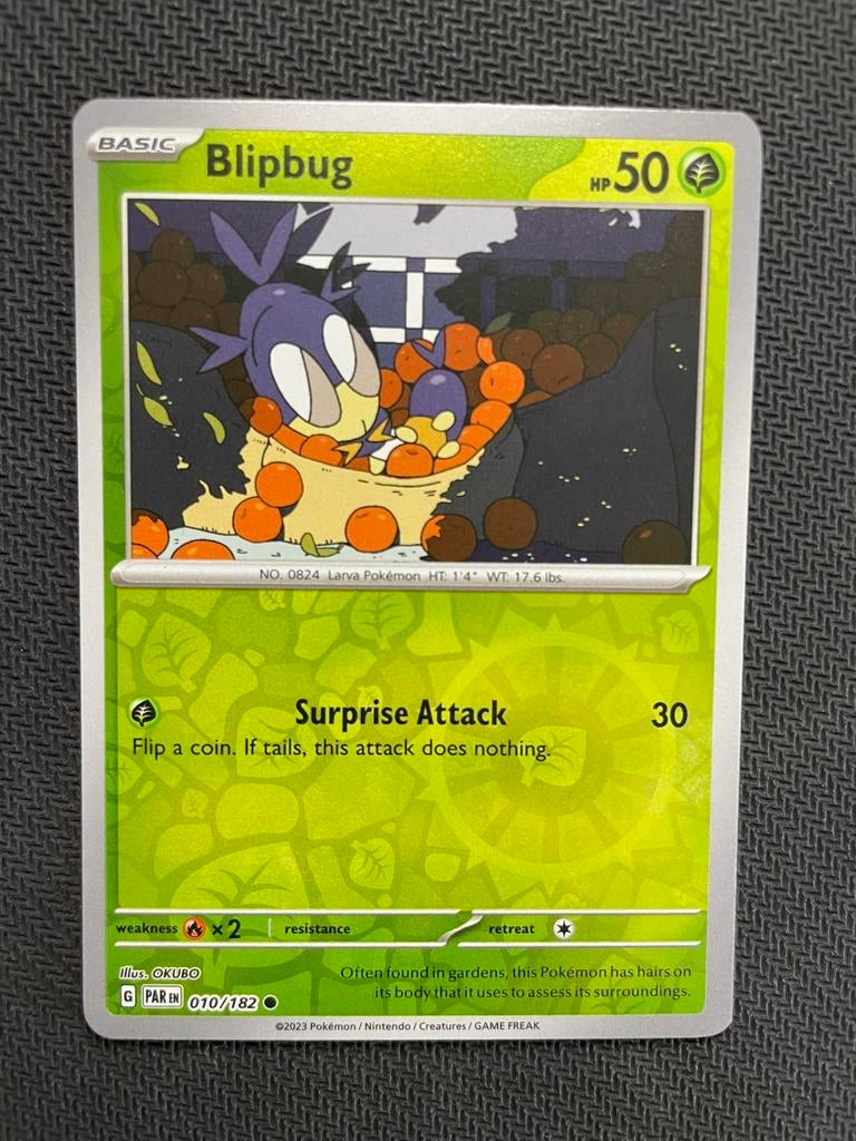 Blipbug 010/182 Reverse Holo Paradox Rift Packfresh, Ophalen of Verzenden, Zo goed als nieuw
