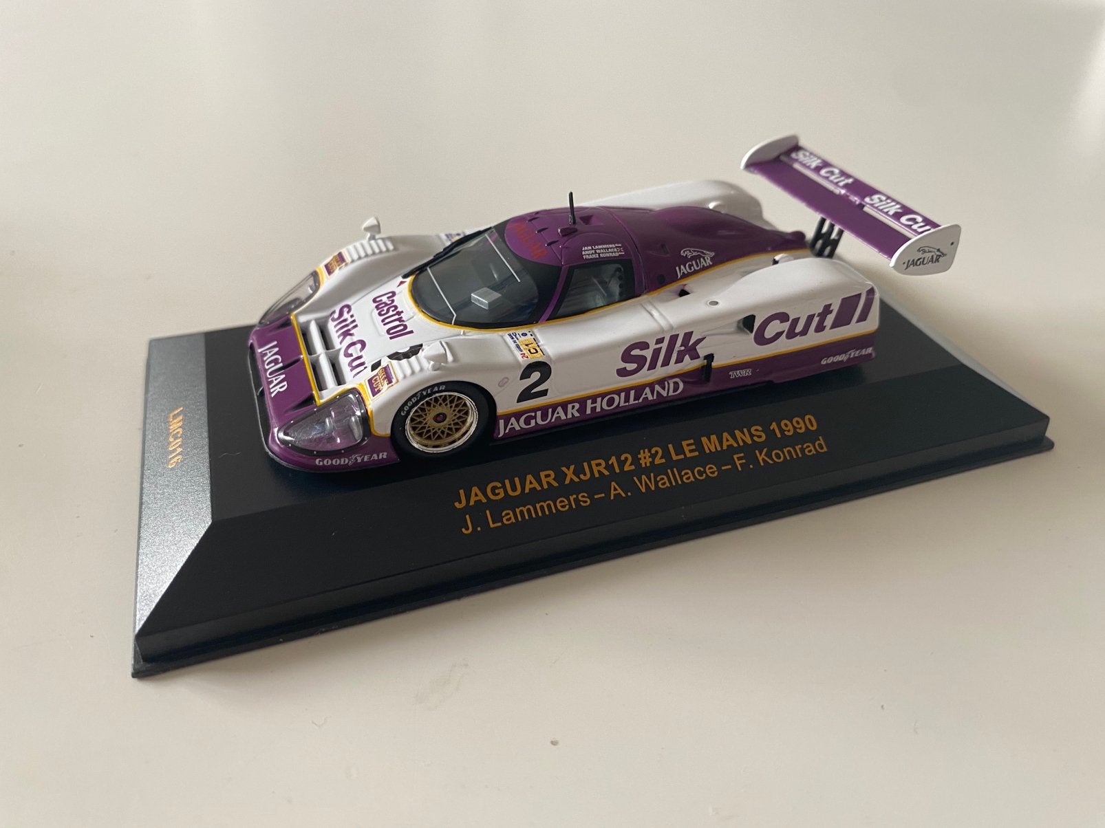 Jaguar XJR12 LE MANS 1990 IXO schaal 1:43, Verzenden, Zo goed als nieuw, Auto, Overige merken