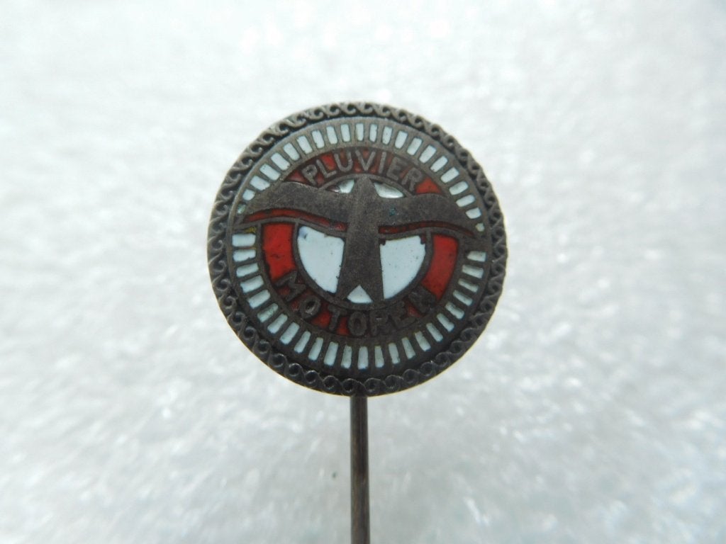 speldje Pluvier motoren emaille, Verzamelen, Speldjes, Pins en Buttons, Verzenden, Zo goed als nieuw, Overige onderwerpen