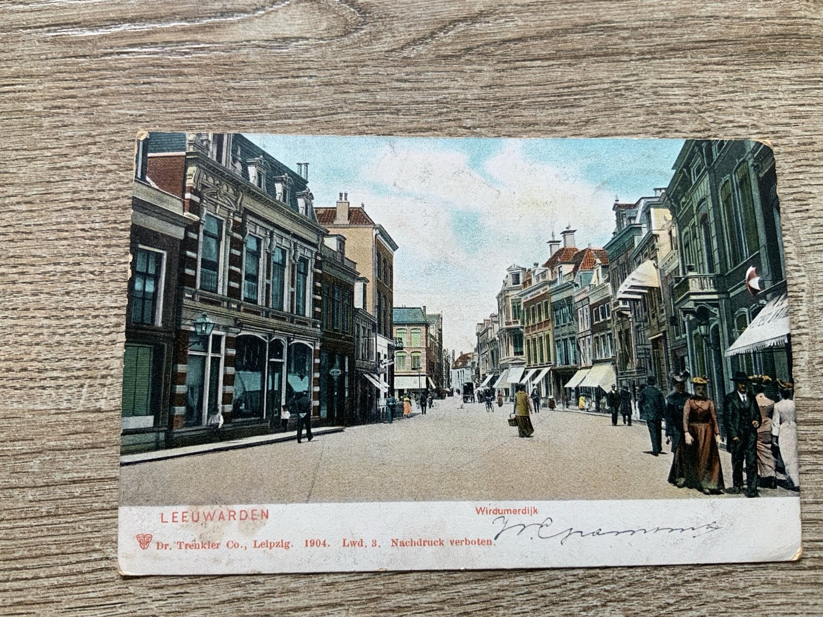 Leeuwarden, Wirdumerdijk, 1904, Ophalen of Verzenden, Voor 1920, Gelopen, Friesland