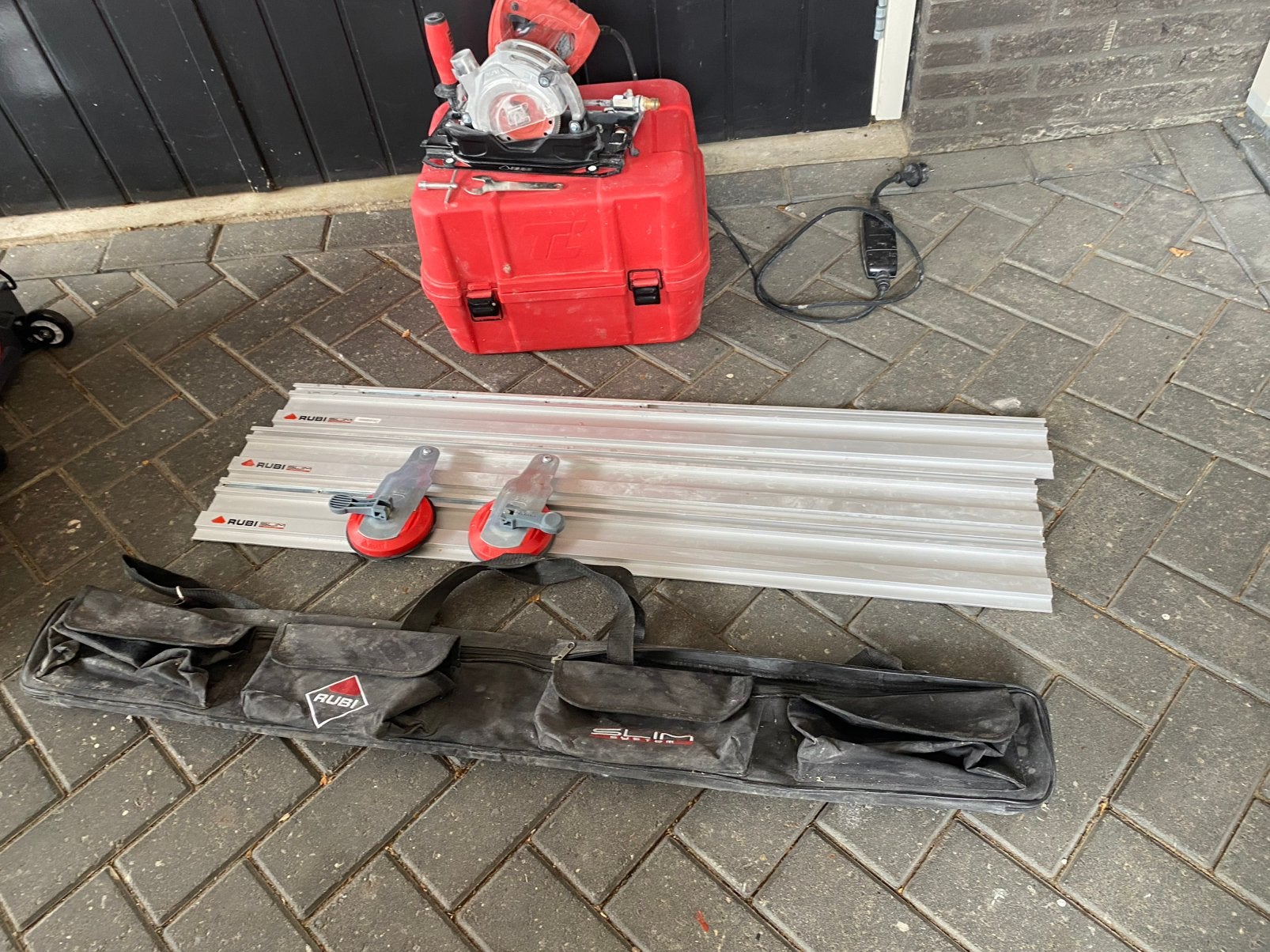 Rubi TC 125 Kit Tegelzaag | tegelsnijder, Ophalen of Verzenden, Zo goed als nieuw, 1200 watt of meer