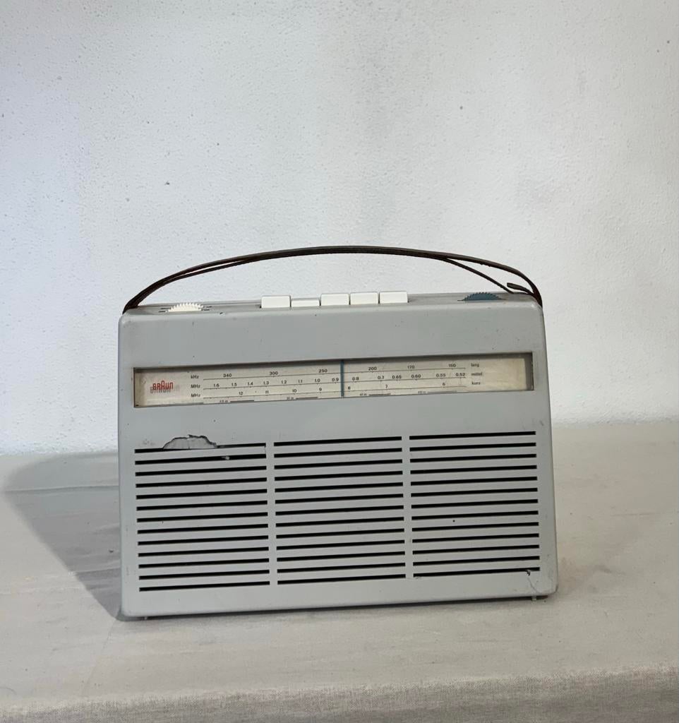 Braun transistor radio vintage, Ophalen of Verzenden, Gebruikt, Transistorradio